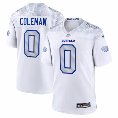 Keon Coleman Buffalo Bills Nike 2025 Rivalries Collection Game Jersey - White