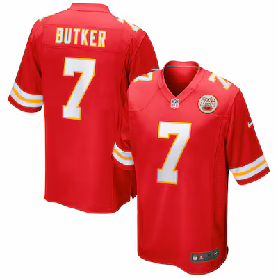 Harrison Butker Kansas City Chiefs Nike Game Jersey - Red