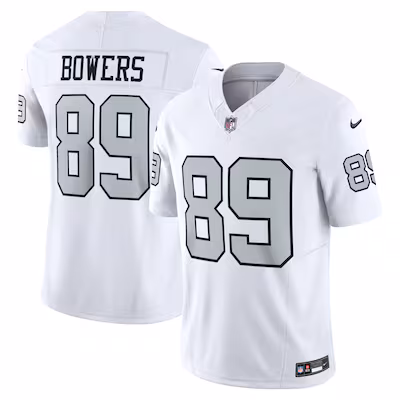 Brock Bowers Las Vegas Raiders Nike Alternate Vapor F.U.S.E. Limited Jersey - White
