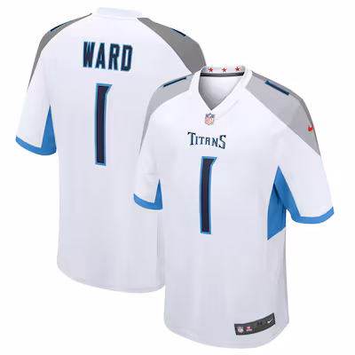 Cameron Ward Tennessee Titans Nike 2025 NFL Draft First Round Pick Game Jersey - White