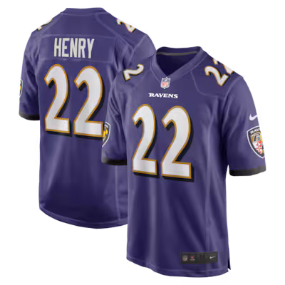 Derrick Henry Baltimore Ravens Nike Game Player Jersey - Purple