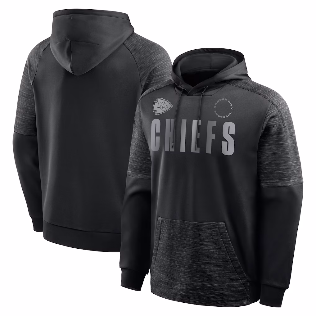 Men's Kansas City Chiefs Fanatics Black Chip Shot Pullover Hoodie