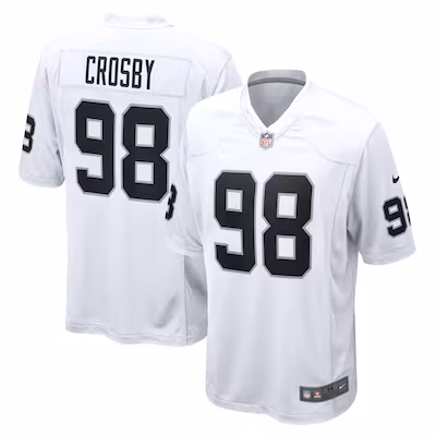 Maxx Crosby Las Vegas Raiders Nike Game Jersey - White