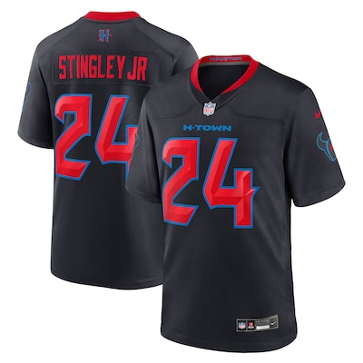 Derek Stingley Jr. Houston Texans Nike 2nd Alternate Game Jersey - Navy
