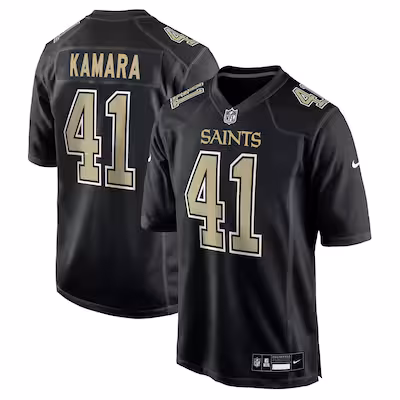 Alvin Kamara New Orleans Saints Nike Fashion Game Jersey - Carbon Black