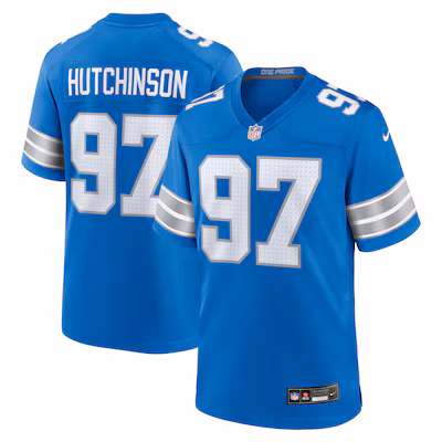 Aidan Hutchinson Detroit Lions Nike Game Jersey - Blue