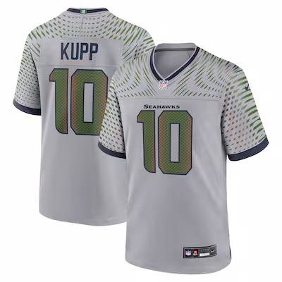 Cooper Kupp Seattle Seahawks Nike 2025 Rivalries Collection Game Jersey - Wolf Gray