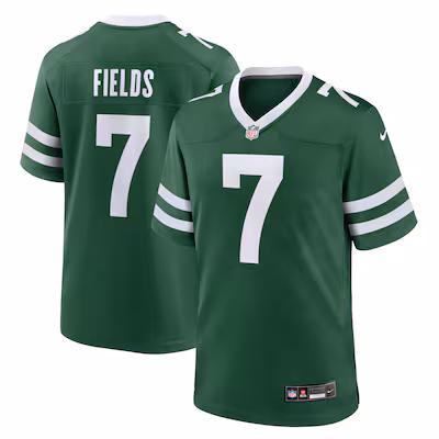 Justin Fields New York Jets Nike Game Player Jersey - Legacy Green