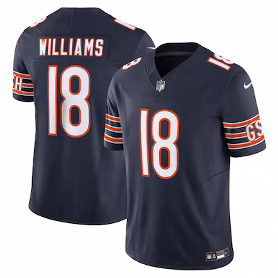 Caleb Williams Chicago Bears Nike Vapor F.U.S.E. Limited Jersey - Navy