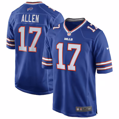 Josh Allen Buffalo Bills Nike Team Game Player Jersey - Royal