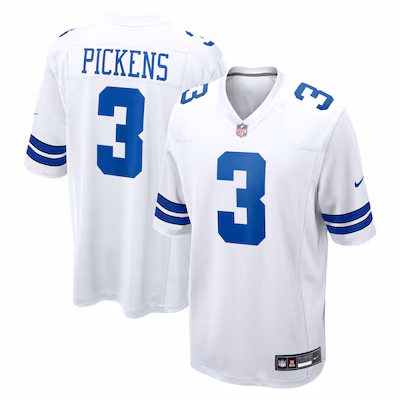 George Pickens Dallas Cowboys Nike Game Jersey - White