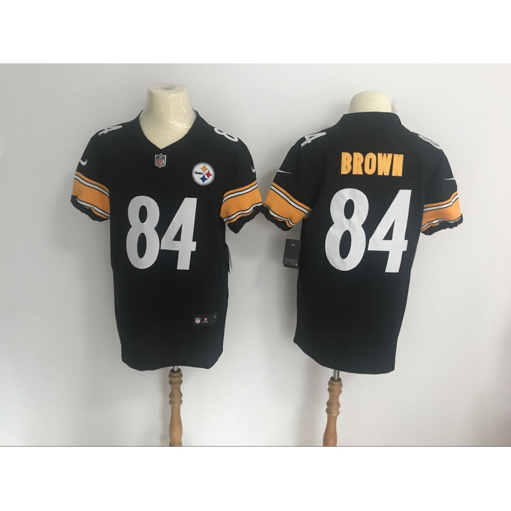 Men's Pittsburgh Steelers #84 Antonio Brown Black Vapor Untouchable Elite Stitched NFL Jersey