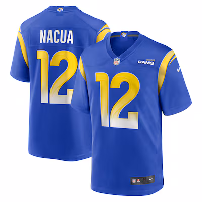 Puka Nacua Los Angeles Rams Nike Game Player Jersey - Royal