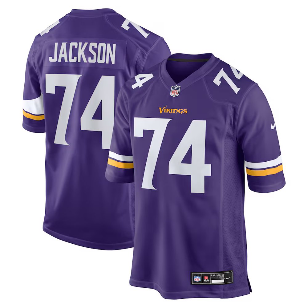 Youth Minnesota Vikings Nike Purple 2025 NFL Draft First Round Pick No. 24 Game Jersey