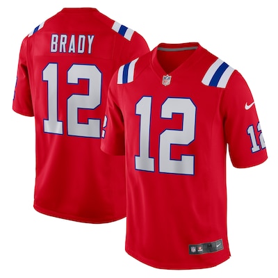 Tom Brady New England Patriots Nike Retired Player Alternate Game Jersey - Red