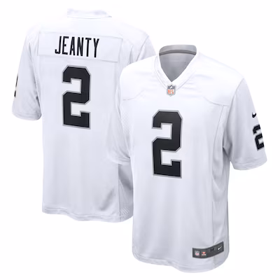 Ashton Jeanty Las Vegas Raiders Nike Game Jersey - White