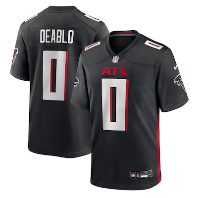Divine Deablo Atlanta Falcons Nike Team Game Jersey - Black