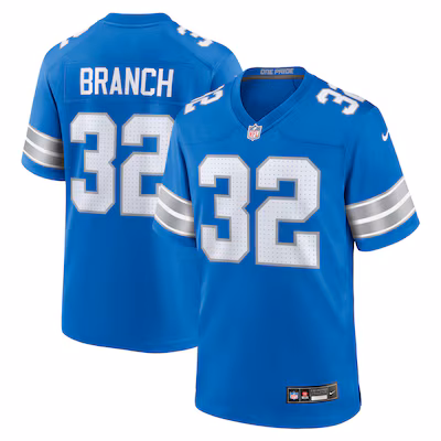 Brian Branch Detroit Lions Nike Game Jersey - Blue