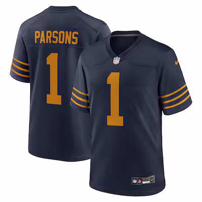 Micah Parsons Green Bay Packers Nike The 1923 Classic Game Game Jersey - Navy