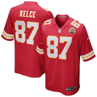 Travis Kelce Kansas City Chiefs Nike Super Bowl LIX Game Jersey - Red