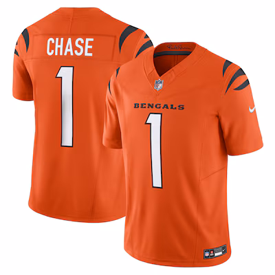 Ja'Marr Chase Cincinnati Bengals Nike Vapor F.U.S.E. Limited Jersey - Orange