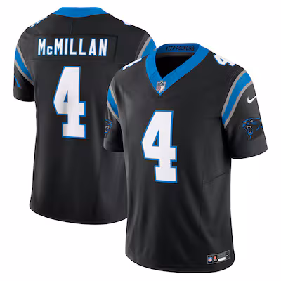 Tetairoa McMillan Carolina Panthers Nike Team Vapor F.U.S.E. Limited Jersey - Black