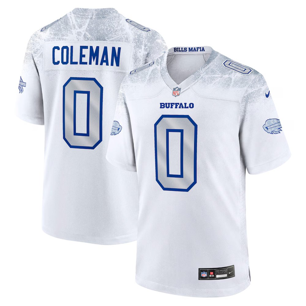 Youth Buffalo Bills #0 Keon Coleman White Rivalries Collection F.U.S.E. Vapor Limited Stitched Jersey