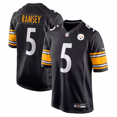 Jalen Ramsey Pittsburgh Steelers Nike Team Game Jersey - Black