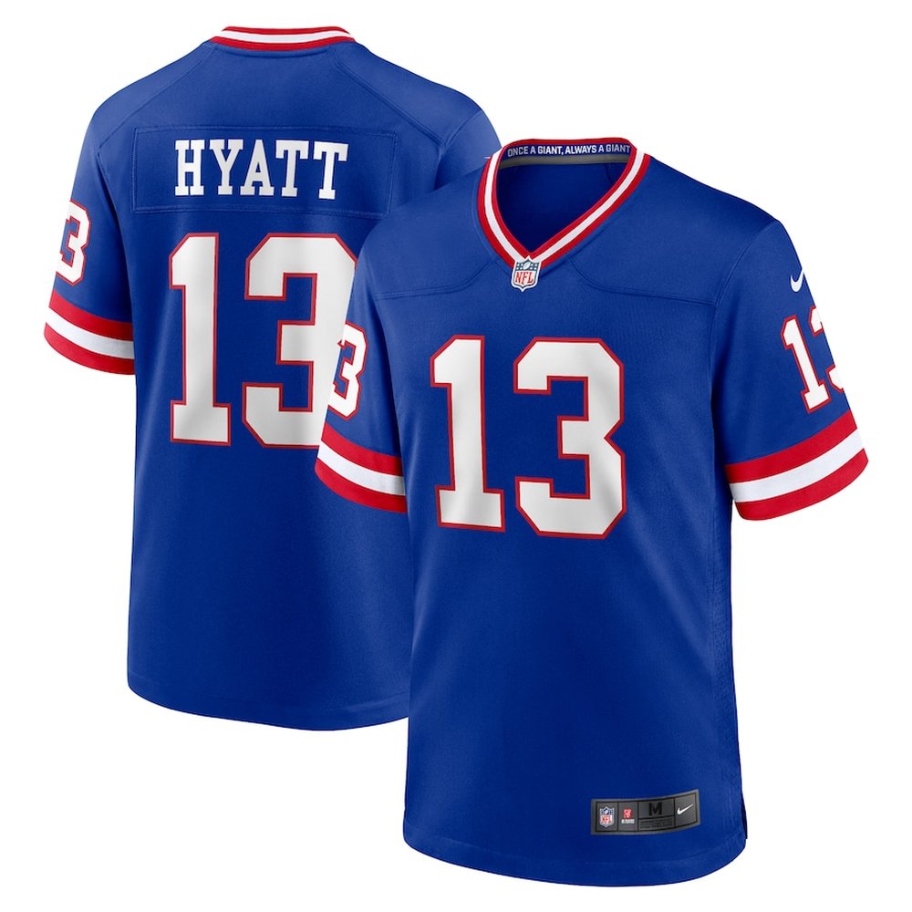 Youth New York Giants #13 Jalin Hyatt Nike Royal Alternate Game Jersey