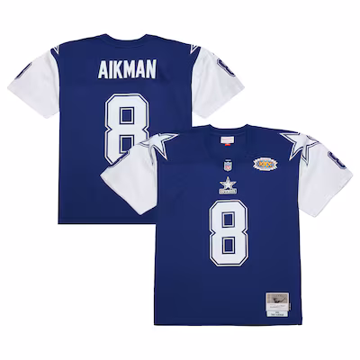 Troy Aikman Dallas Cowboys Mitchell & Ness 1995 Legacy Replica Jersey - Navy