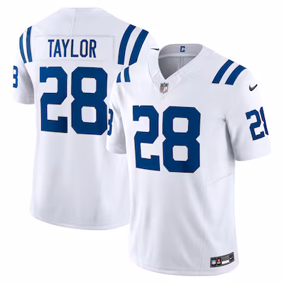 Jonathan Taylor Indianapolis Colts Nike Vapor F.U.S.E. Limited Jersey - White