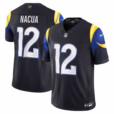 Puka Nacua Los Angeles Rams Nike 2025 Rivalries Collection Limited Jersey - Midnight Blue