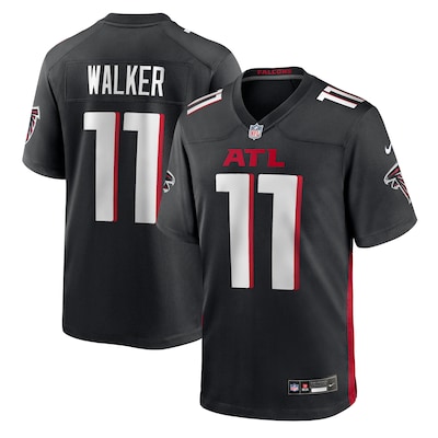 Jalon Walker Atlanta Falcons Nike 2025 NFL Draft First Round Pick Game Jersey - Black