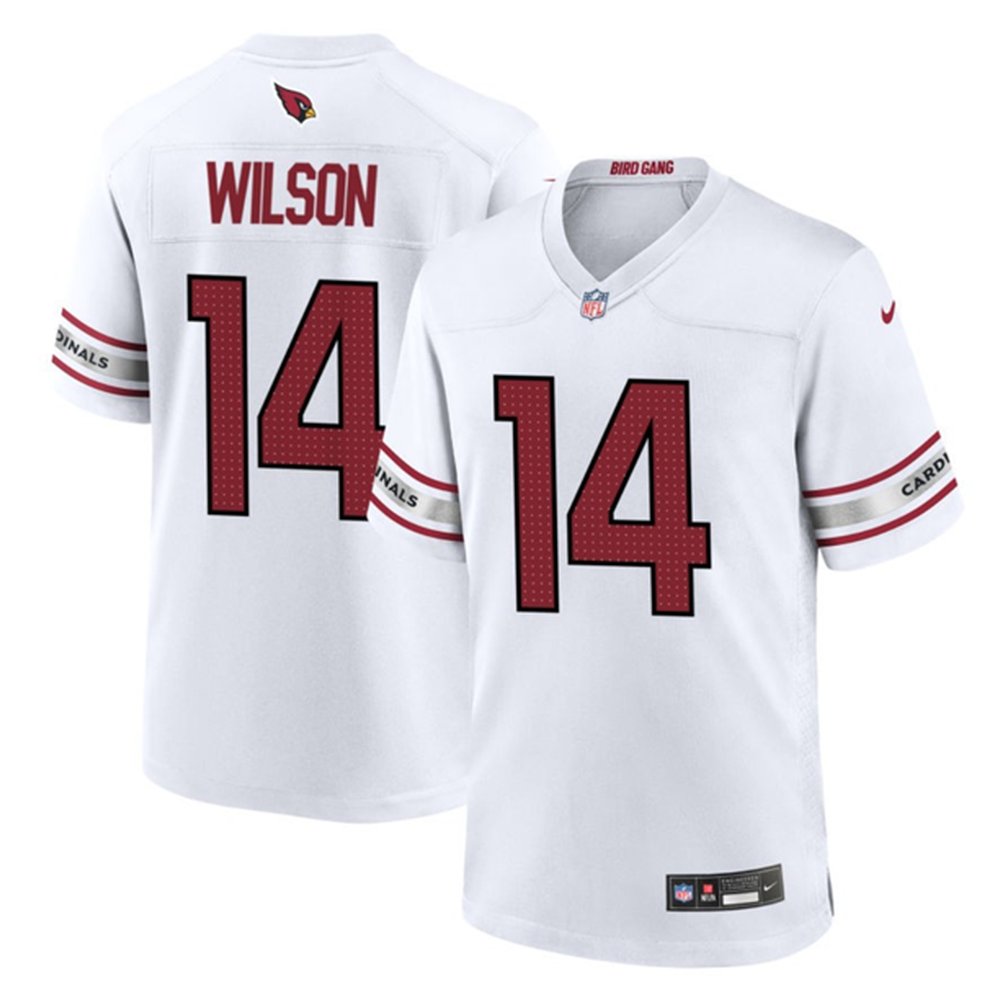 Youth Arizona Cardinals #14 Michael Wilson White 2023 F.U.S.E. Vapor Untouchable Limited Stitched Football Jersey