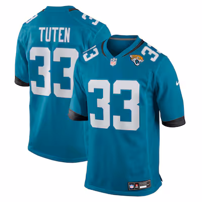 Bhayshul Tuten Jacksonville Jaguars Nike Team Game Jersey - Teal