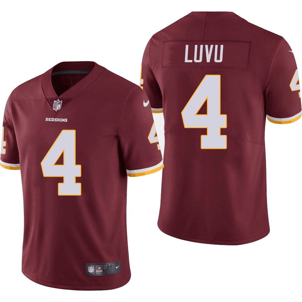 Youth Washington Commanders #4 Frankie Luvu Burgundy Vapor Stitched Football Jersey