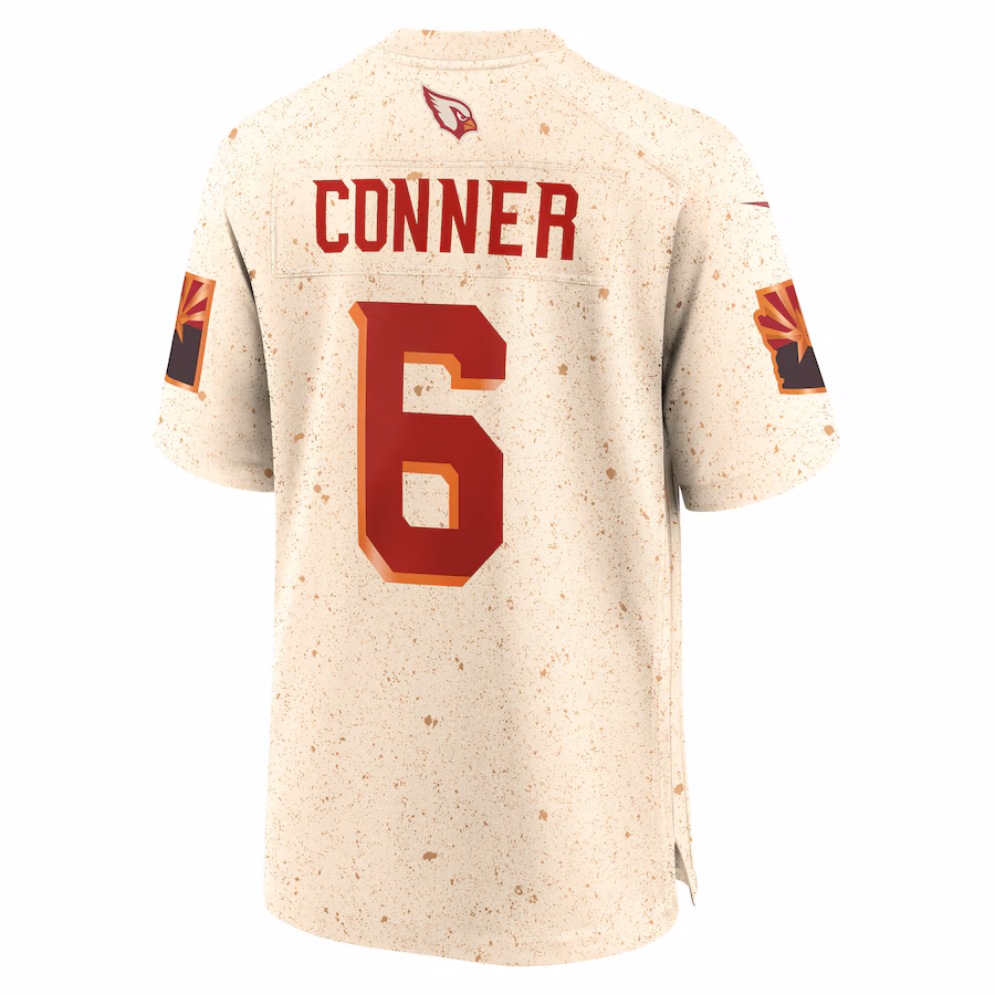 James Conner Arizona Cardinals Nike 2025 Rivalries Collection Game Jersey - Natural
