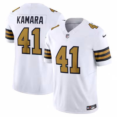 Alvin Kamara New Orleans Saints Nike Alternate Vapor F.U.S.E. Limited Jersey - White