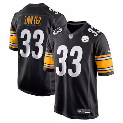 Jack Sawyer Pittsburgh Steelers Nike Team Game Jersey - Black