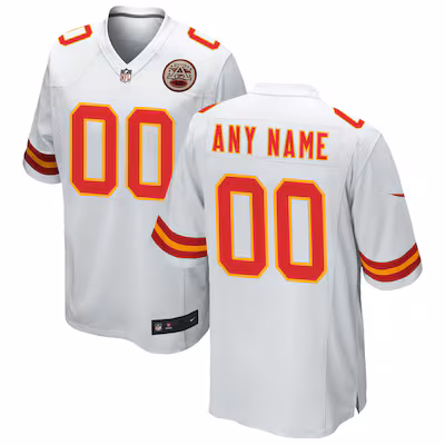 Kansas City Chiefs Nike Custom Game Jersey - White