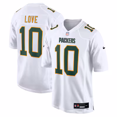 Jordan Love Green Bay Packers Nike Fashion Game Jersey - White