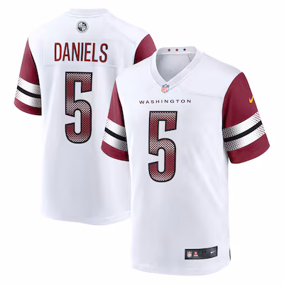 Jayden Daniels Washington Commanders Nike Player Game Jersey - White