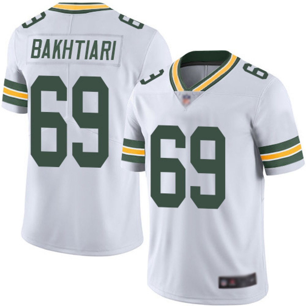 Youth Green Bay Packers #69 David Bakhtiari White Vapor Untouchable Stitched NFL Jersey