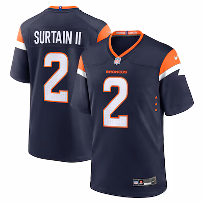 Patrick Surtain II Denver Broncos Nike Mile High Collection Alternate Game Jersey - Navy