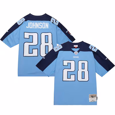 Chris Johnson Tennessee Titans Mitchell & Ness Legacy Replica Jersey - Light Blue