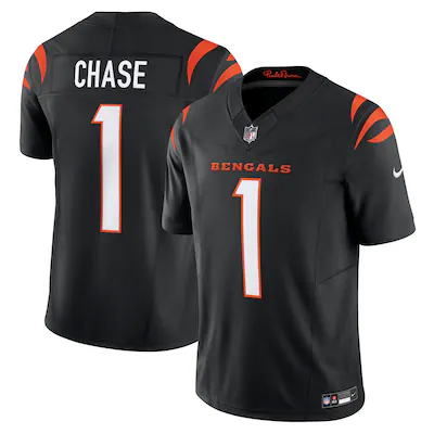 Ja'Marr Chase Cincinnati Bengals Nike Vapor F.U.S.E. Limited Jersey - Black