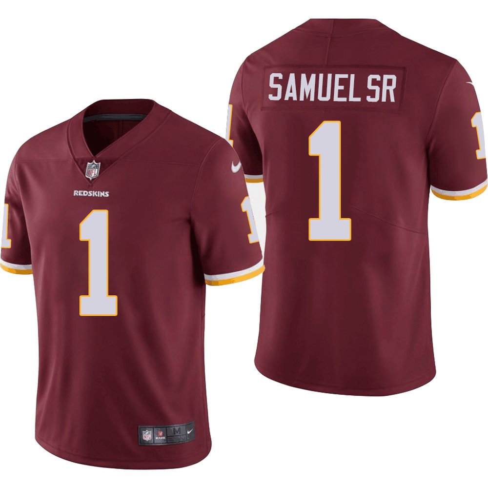 Youth Washington Commanders #1 Deebo Samuel Burgundy Vapor Stitched Football Jersey