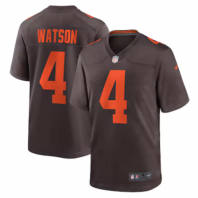 Deshaun Watson Cleveland Browns Nike Alternate Game Jersey - Brown
