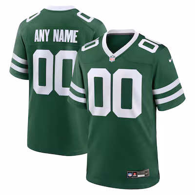 New York Jets Nike Custom Game Jersey - Legacy Green