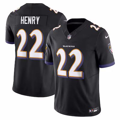 Derrick Henry Baltimore Ravens Nike Vapor F.U.S.E. Limited Jersey - Black